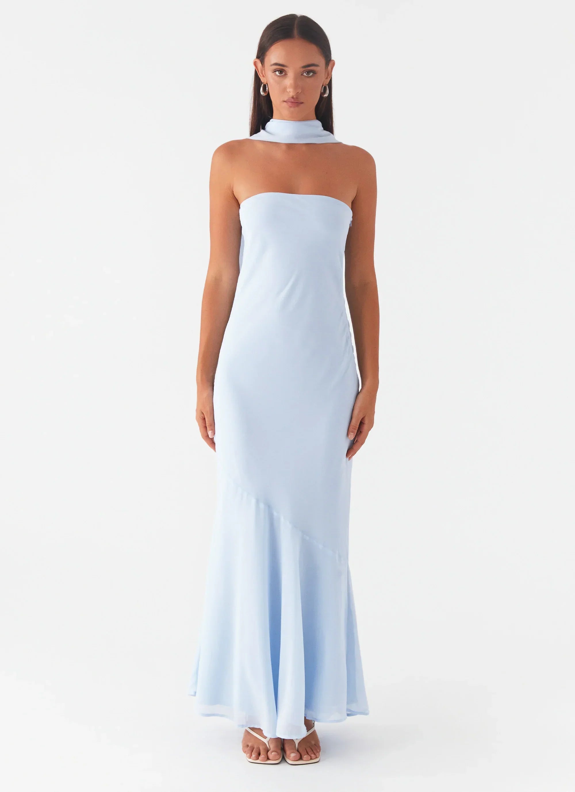 Under The Pagoda Maxi Dress - Blue